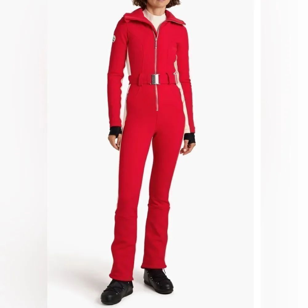 Cordova OTB belted soft shell ski suit NWT Red White Waterproof NWT Medium